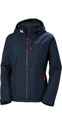 2024 Helly Hansen Mujer Crew Chaqueta De Vela De Capa Intermedia Con Capucha 2.0 34447 - Navy